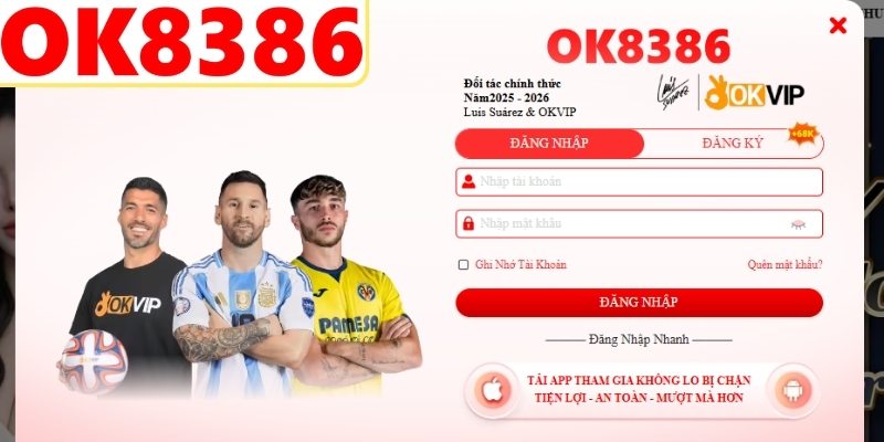 Hướng dẫn chi tiết các bước đăng nhập OK8386